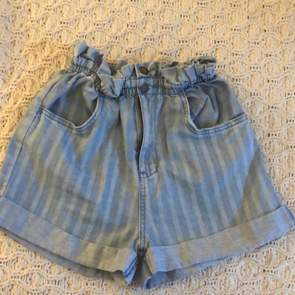 Billabong Striped Denim Shorts